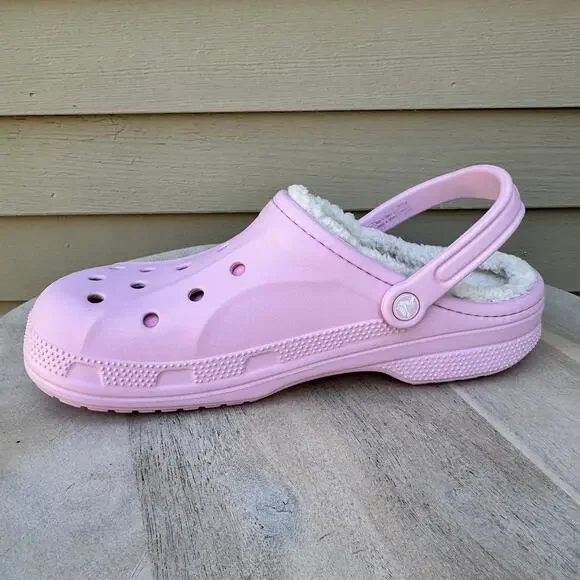 CROCS Shoes Crocs Ralen Lined Clogs Mens Size Pale Pink